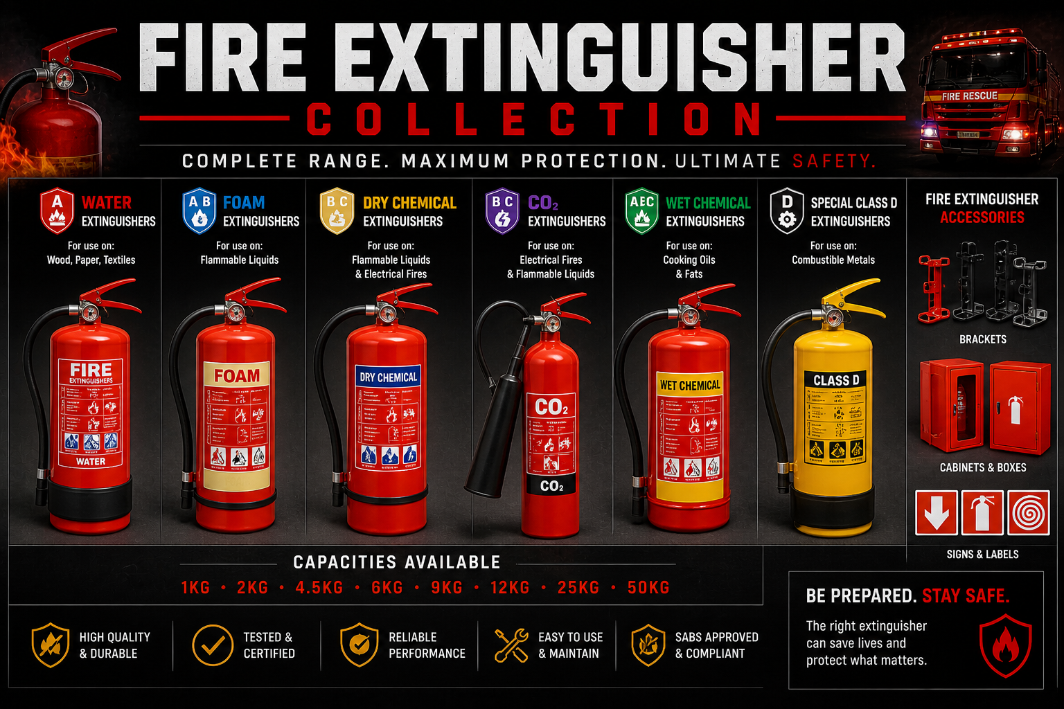 FIRE EXTINGUISHERS