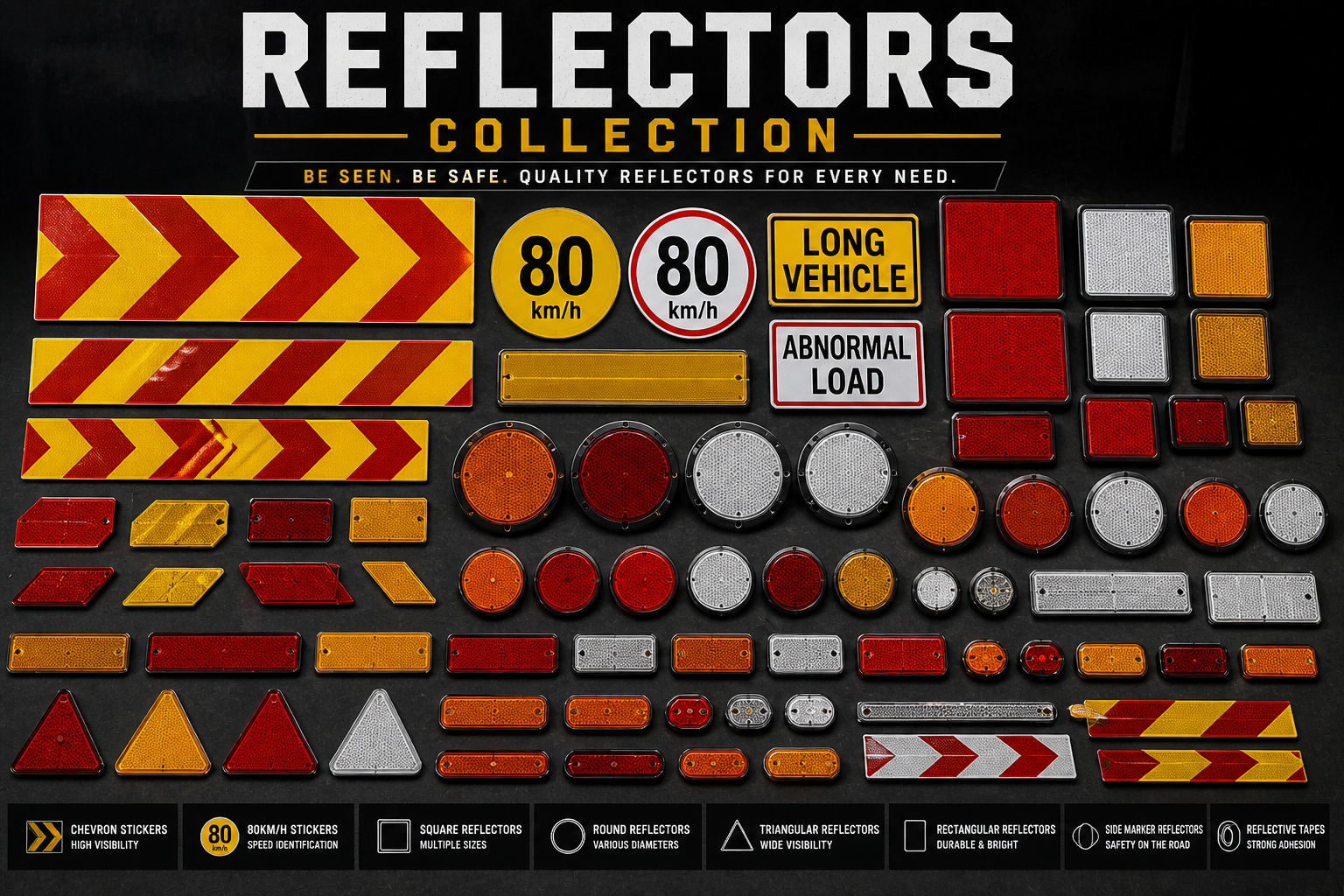 REFLECTORS AND REFLECTIVE STICKERS