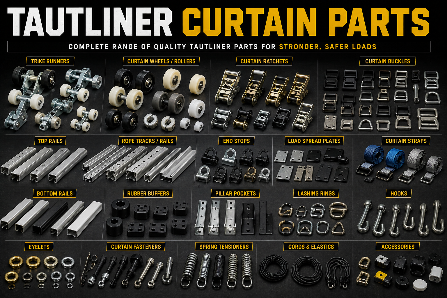 TAUTLINER CURTAIN PARTS