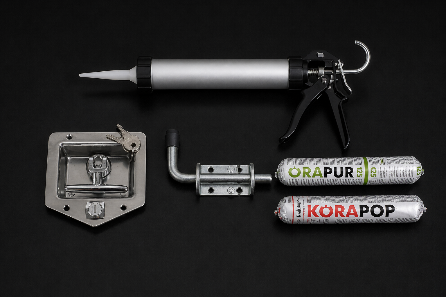 SEALERS, LATCHES AND LOCKS