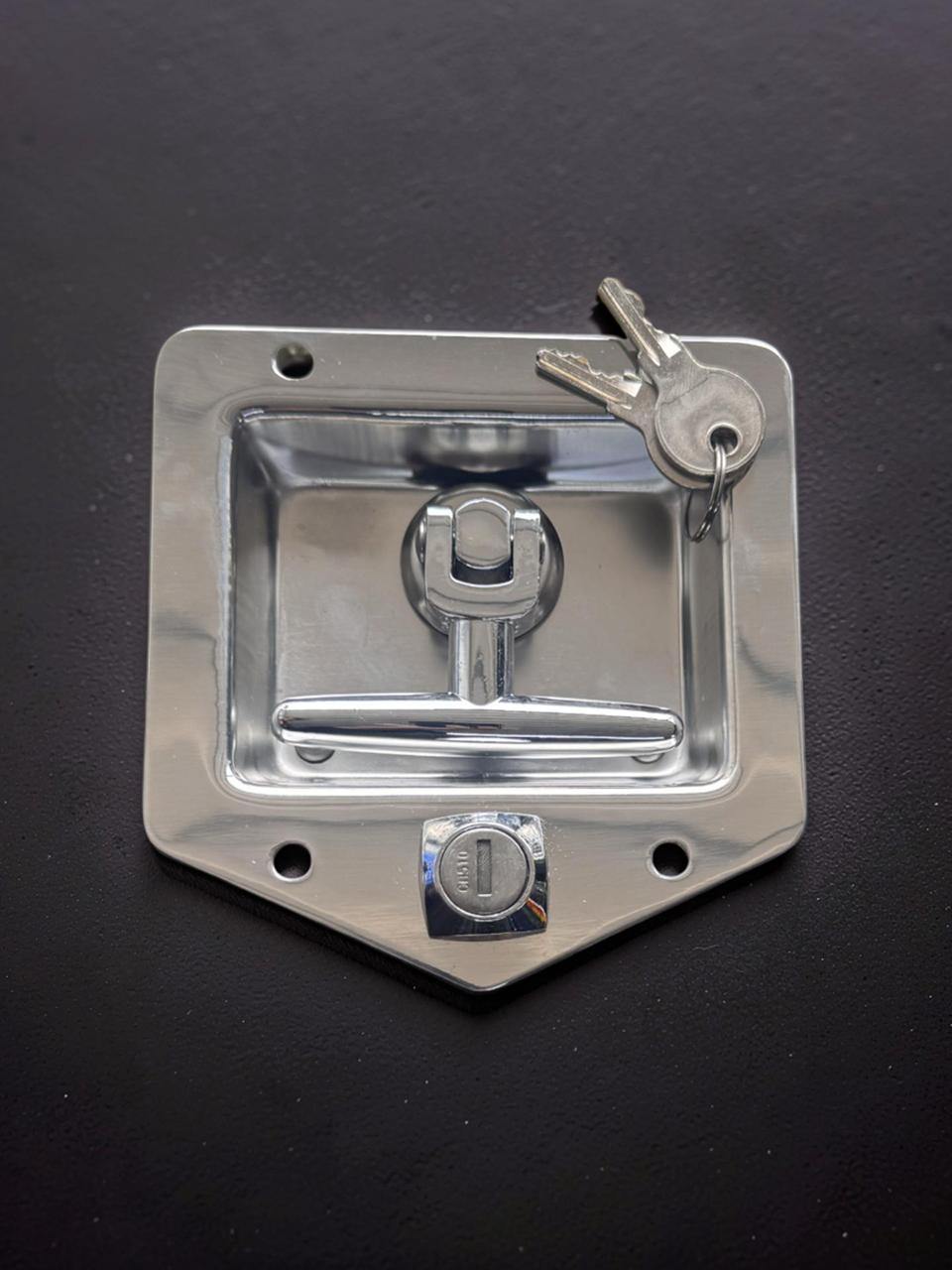 HEAVY DUTY STAINLESS STEEL PADDLE LOCK (WITH KEYS)