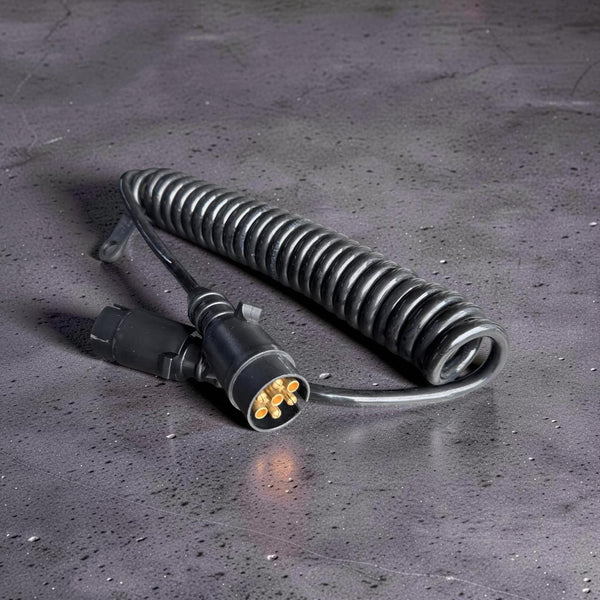 7-Pin Suzi Coil Cable with Dual Moulded Plugs (Truck/Trailer)