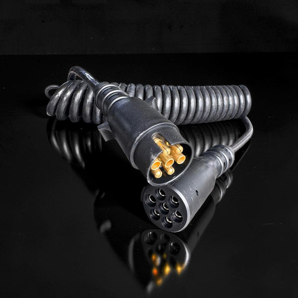 Suzi 7-Pin Euro to SA Adapter Coil Cable (Truck/Trailer)